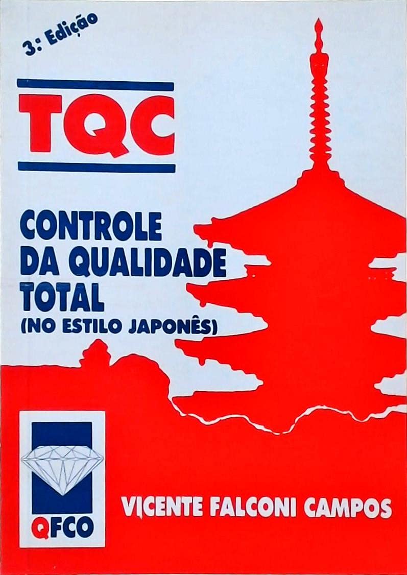 Livro Tqc - Controle Da Qualidade Total / No Estilo Japones - Vicente Falconi Campos