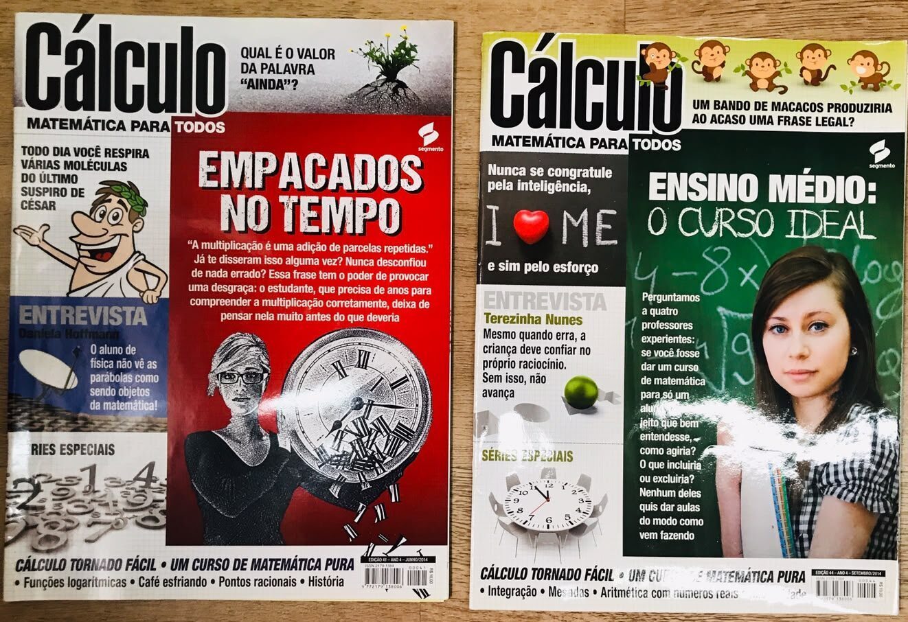 Kit 02 Revistas Cálculo: Matemática Para Todos